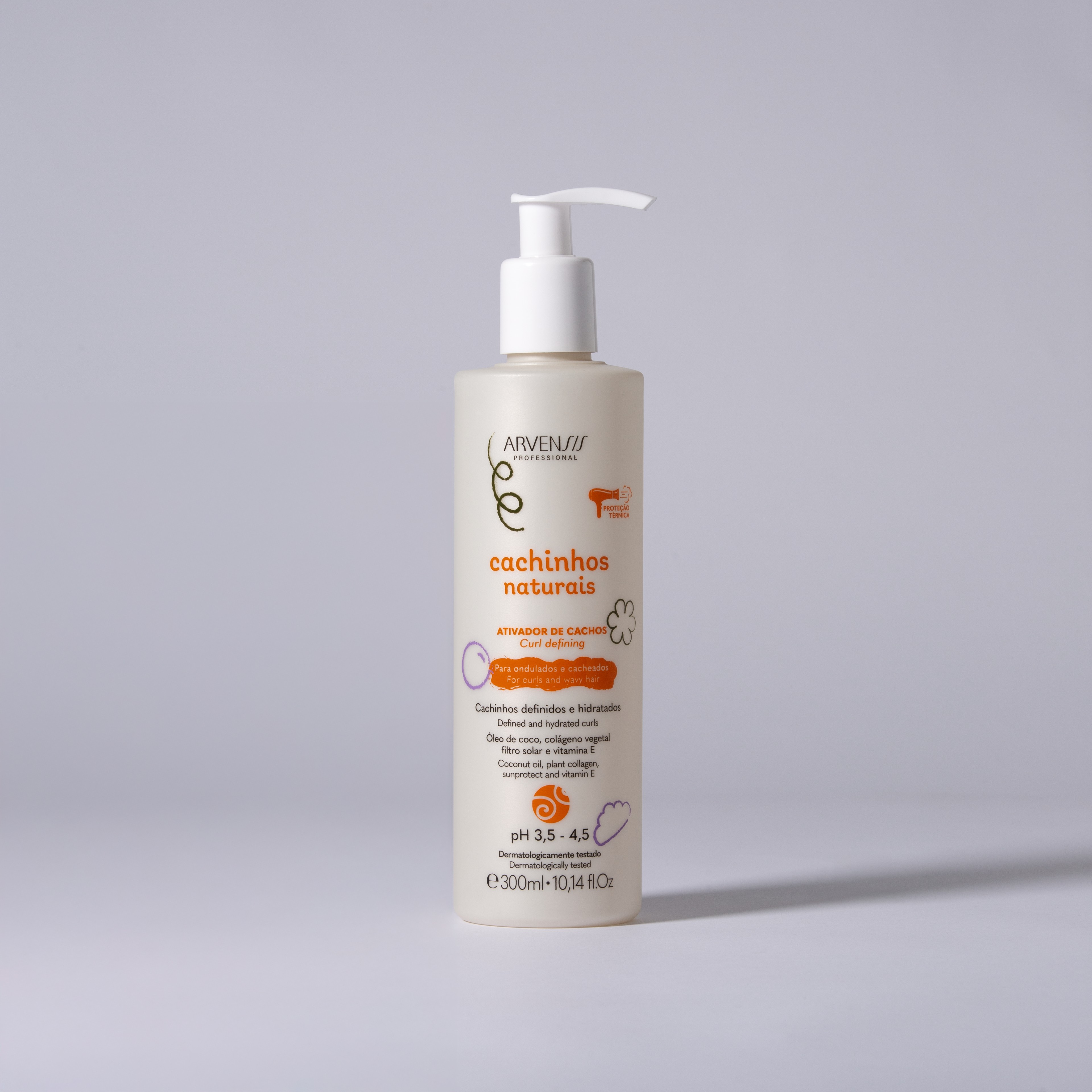 Arvensis Creme Ativador de Cachinhos (Ondulados e Cacheados) - 300G