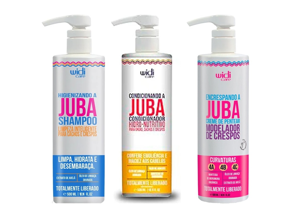 Widi Care Kit Widi Care Juba Crespos - Shampoo + Condicionador + Encrespando a Juba 500ml