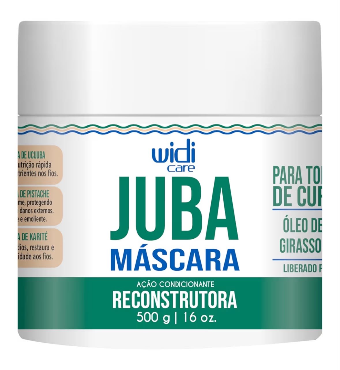 Widi Care Widi Care Juba Máscara Reconstrutora Condicionante 500g