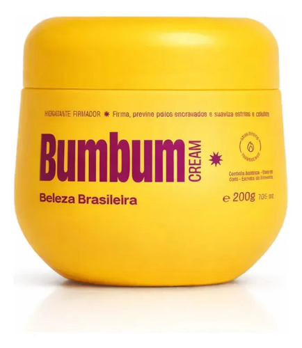 Beleza Brasileira Beleza Brasileira BB BUMBUM CREAM 200G - NOVA EMBALAGEM Único