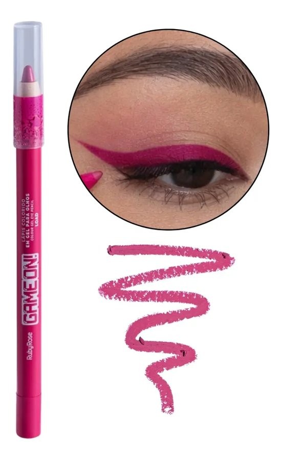 Ruby Rose Ruby Rose Lapis Colorido Em Gel para Olhos Game On - Load