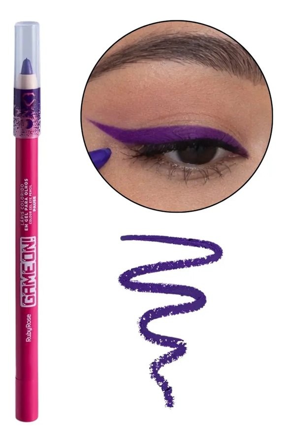 Ruby Rose Ruby Rose Lapis Colorido Em Gel para Olhos Game On - Pause