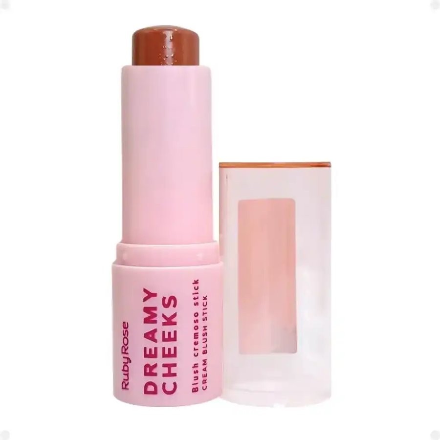 Ruby Rose Ruby Rose Blush Cremoso Stick Dreamy Cheeks Burnt Coral HBM01 - 10