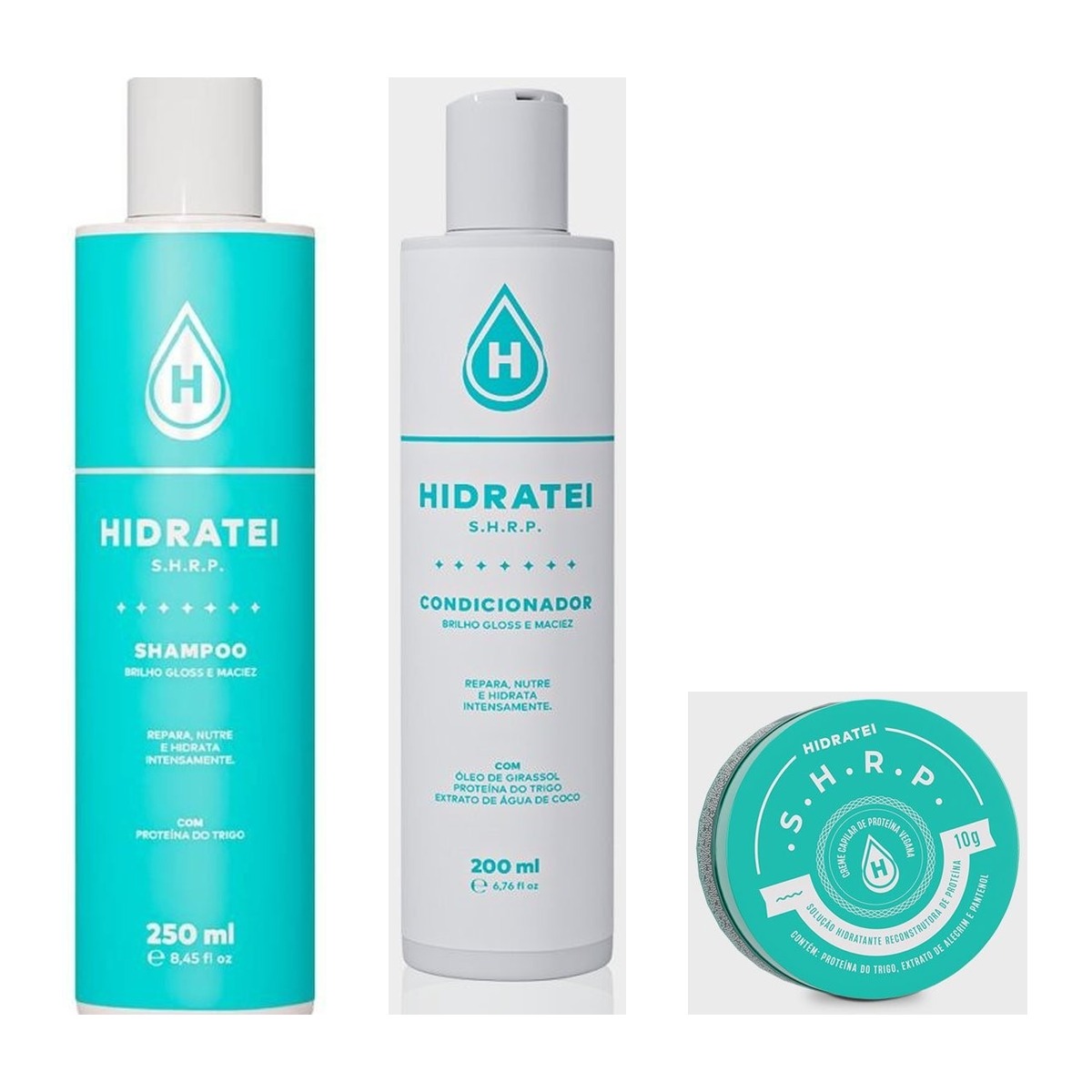 Hidratei H 1 Condicionador Shrp + 1 Mini Creme Shrp 200ml Hidratei Único