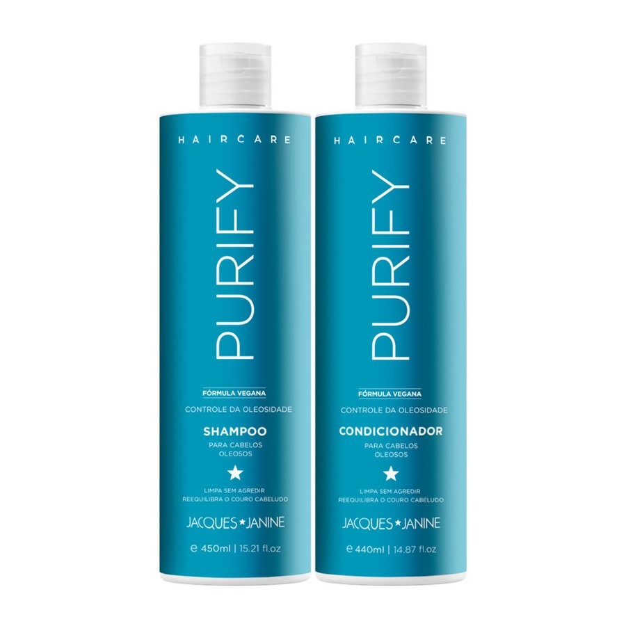 JACQUES JANINE JJ - Kit Haircare Purify SH 450ML + Cond 440ML Único