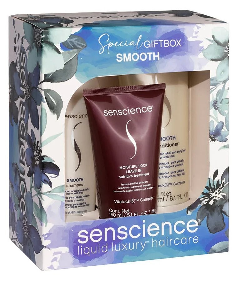 Senscience Senscience Kit Smooth: Shampoo 280ml + Condicionador 240ml + Moisture Lock Leave-in 150ml Único
