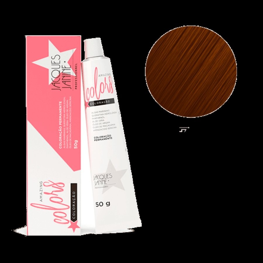 JACQUES JANINE JJ - Coloracao Amazing Colors 7.7 (Louro Medio Marrom)