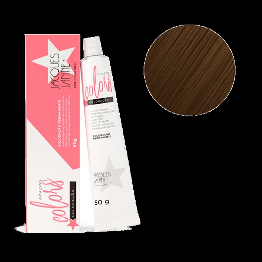 JACQUES JANINE JJ - Coloracao Amazing Colors 7.1 (Louro Medio Cinza)