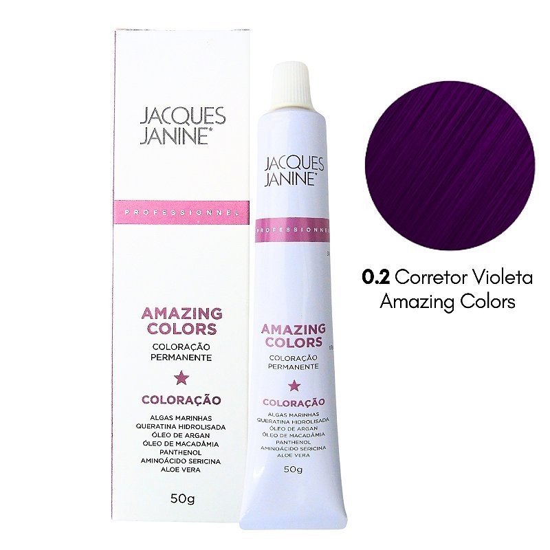 JACQUES JANINE JJ - Coloracao Amazing Colors 0.2 (Corretor Violeta)