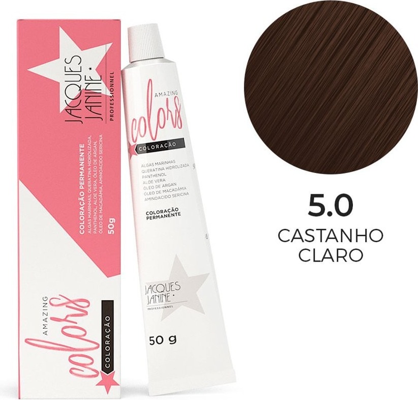 JACQUES JANINE JJ - Coloracao Amazing Colors 5.0 (Castanho Claro)