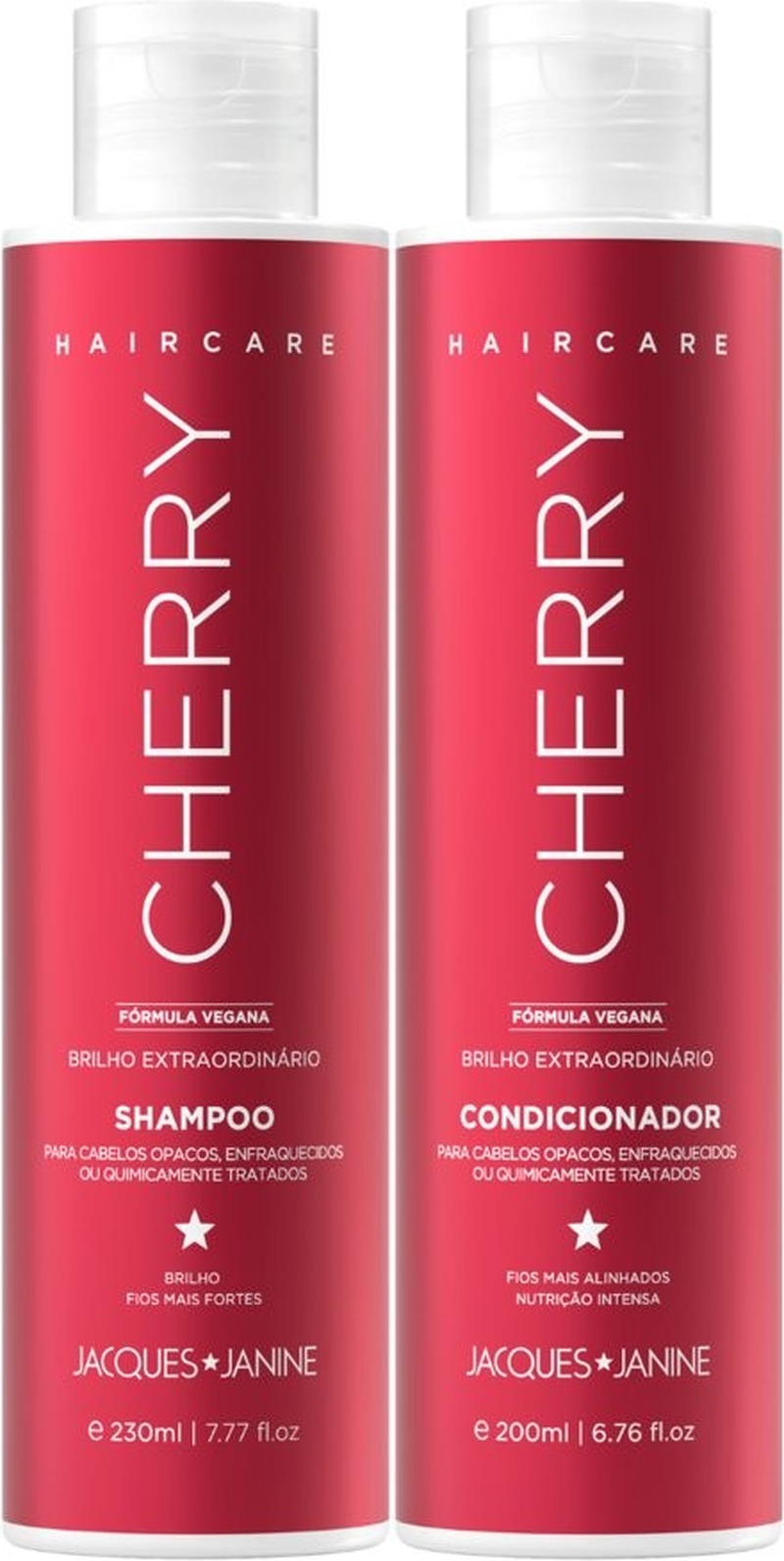 JACQUES JANINE Jj - Kit Haircare Cherry Sh 230Ml + Cond 200Ml Único