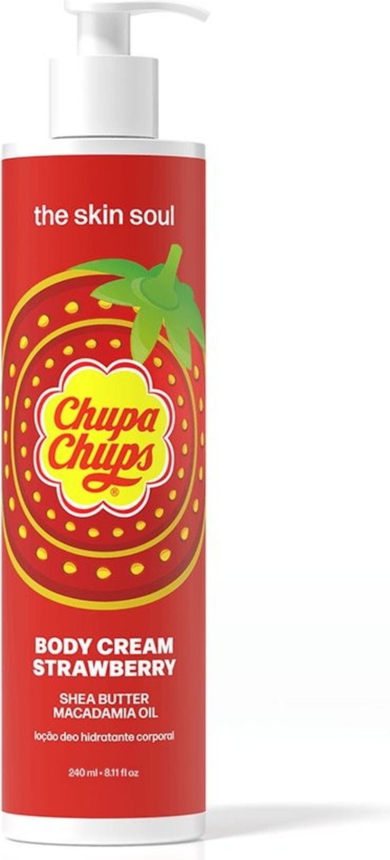 JACQUES JANINE Jj - Tss - Locao Deo Hidratante Corporal Chupa Chups Strawberry 240Ml Único