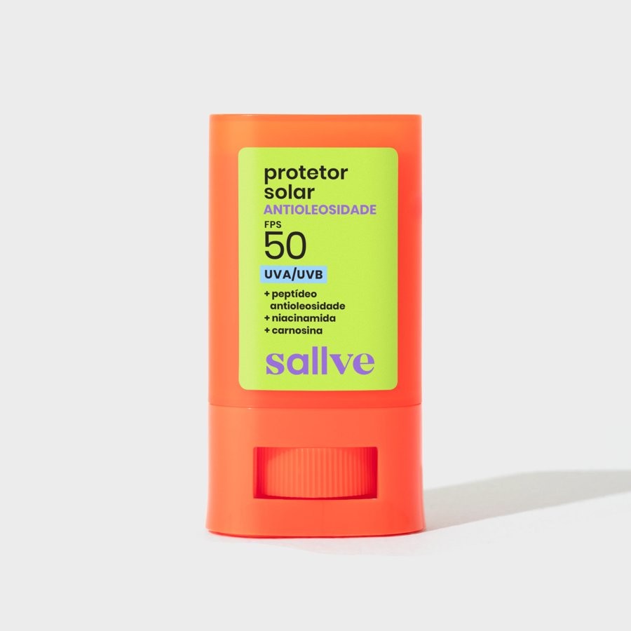 Sallve Bastão Protetor Solar Antioleosidade Fps 50 15 Grs