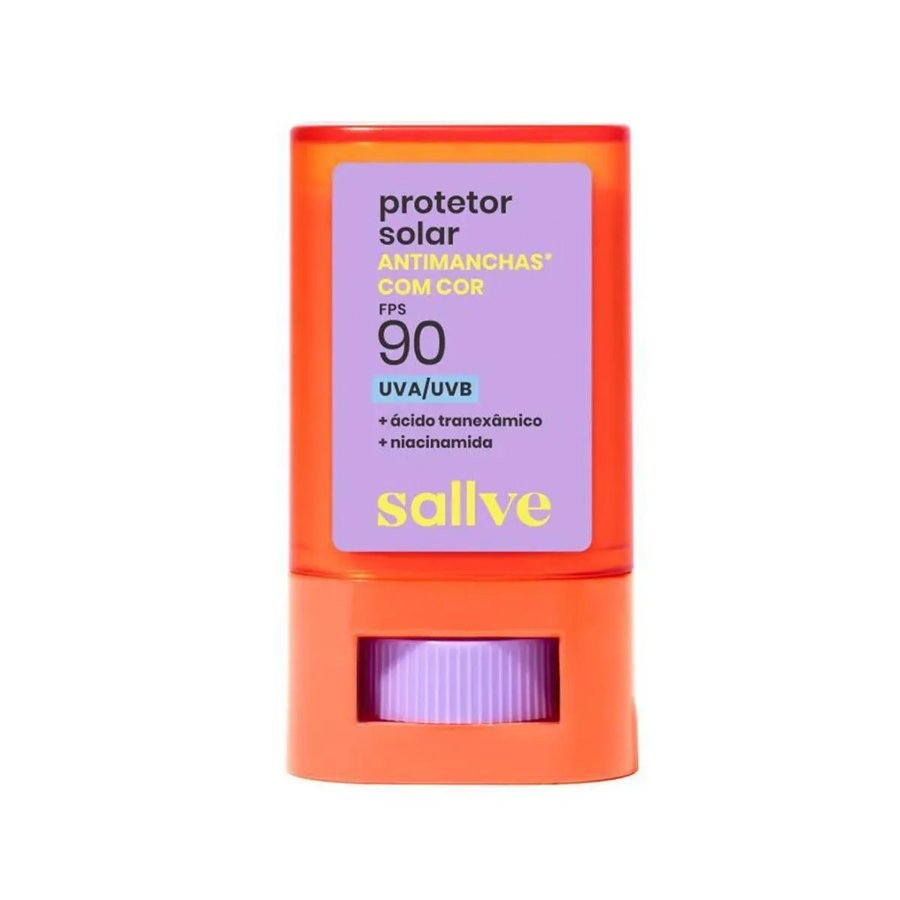 Sallve Protetor Solar Bastão Com Cor 4 Único
