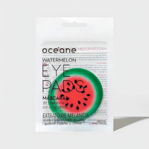 Oceane Watermelon Eye Pads - Mascara Melancia para Olhos 10UN Único