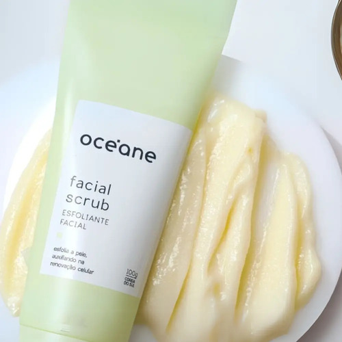 Oceane Esfoliante Facial com Extrato de Bambu - Facial Scrub 100ML Único