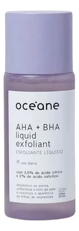 Oceane AHA BHA Liquid Exfoliant - Esfoliante Liquido - Unica Único