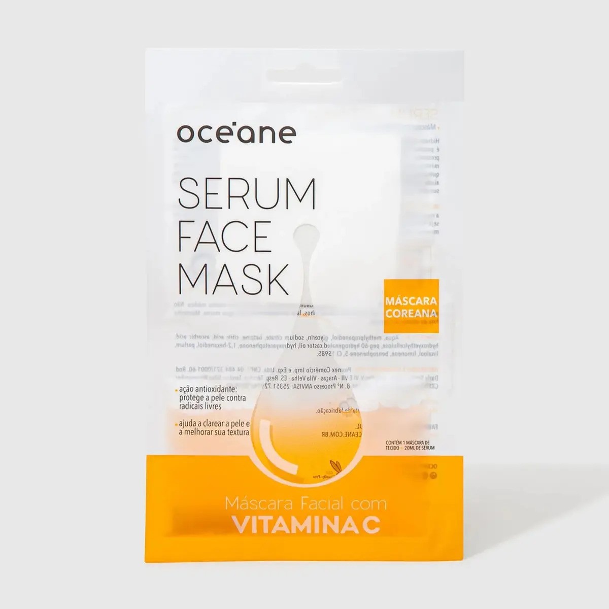 Oceane Serum Face Mask - Mascara Facial - Vitamina C Único