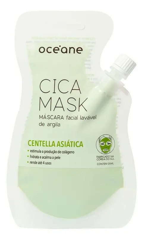 Oceane Cica Mask - Máscara Facial de Argila com Centella Asiática 35ml Único