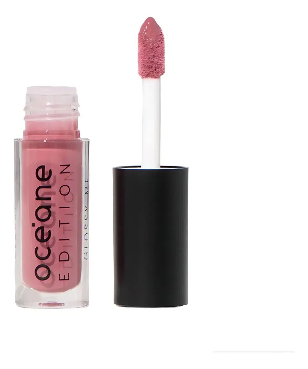 Oceane Mini Glossy Me - Brilho Labial Rose - Rosa