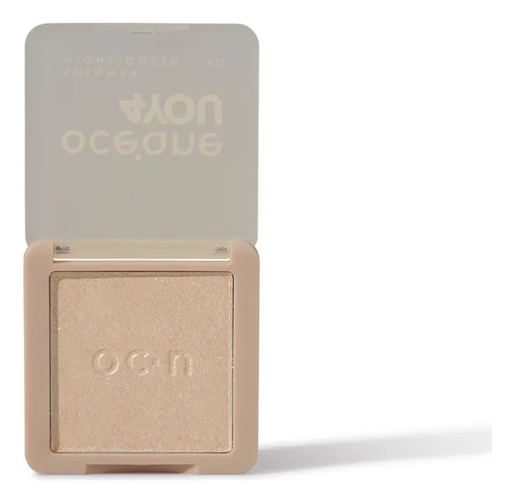 Oceane Shimmer Highlighter - Iluminador em Pó Champagne - Pérola