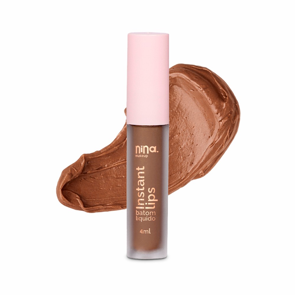 Nina Nina Batom Liq. Matte Instant Lips Doce Desejo