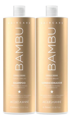 JACQUES JANINE JJ - Kit Haircare Bambu SH 800ML + Cond 750ML Único