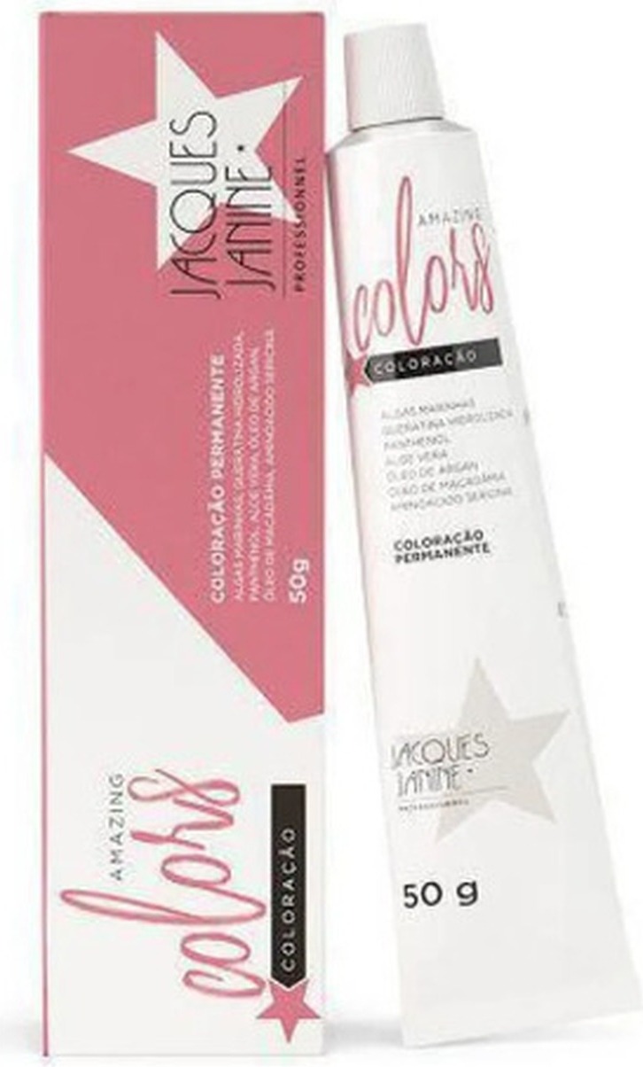 JACQUES JANINE JJ - Coloracao Amazing Colors 8.1 (Louro Claro Cinza)