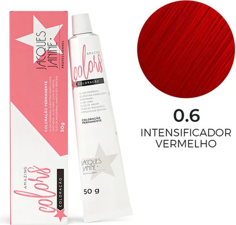JACQUES JANINE JJ - Coloracao Amazing Colors 0.6 (Intensificador Vermelho)