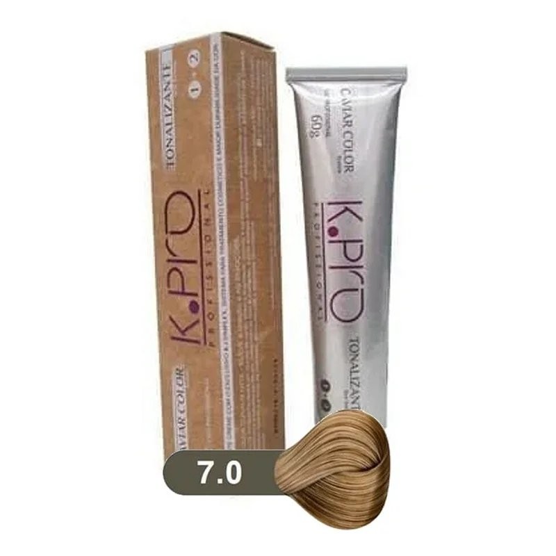 K.Pro K.Pro 7.0 Tonalizante Louro Medio Natural 60G