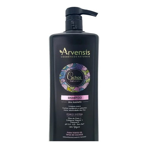 Arvensis Shampoo Cachos Naturais sem Sulfato (Todos Cachos) 1000ML