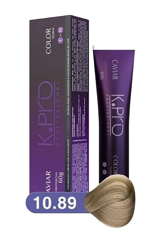 K.Pro K.PRO 10.89 Caviar Color Louro Claro Bege 60G