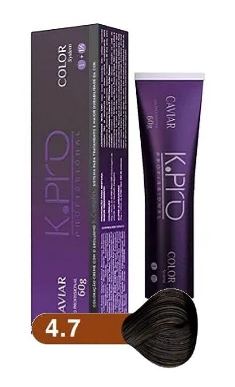 K.Pro K.PRO 4.7 Caviar Color Castanho Medio Marrom 60G