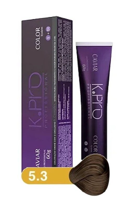 K.Pro K.PRO 5.3 Caviar Color Castanho Claro Dour 60G Único