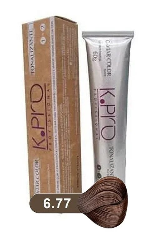 K.Pro K.PRO 6.77 Tonalizante Louro Esc Marrom 60G Único
