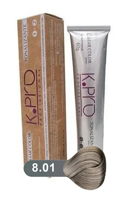 K.Pro K.PRO 8.01 Tonalizador Louro Claro Nat.Fume 60G Único
