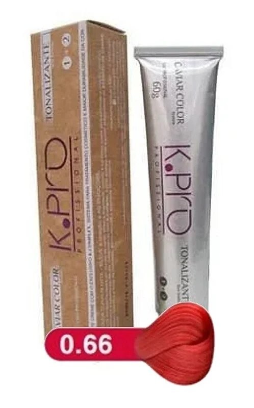 K.Pro K.PRO 0.66 Ton Corretor e Intens Vermelho 60G