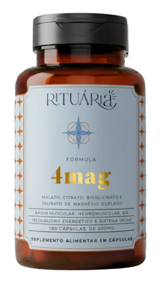 Rituária Fórmula 4 Mag Magnésio 180 Cápsulas Rituária Único